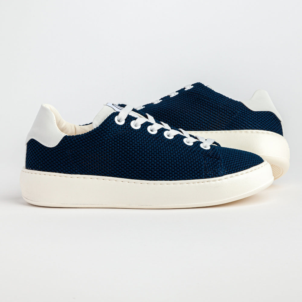 GOST LOW SNEAKER IN NAVY BREATHABLE FABRIC AND REFLECTIVE NYLON